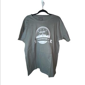 Mens Grey Seattle Washington Graphic Short Sleeve T-shirt size XL NWT